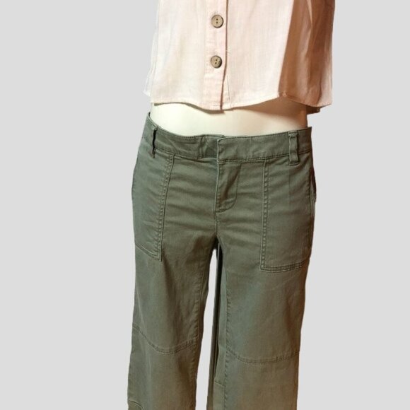 𝅺Tommy Hilfiger Sage Crop Pants Size 4 - Picture 2 of 13